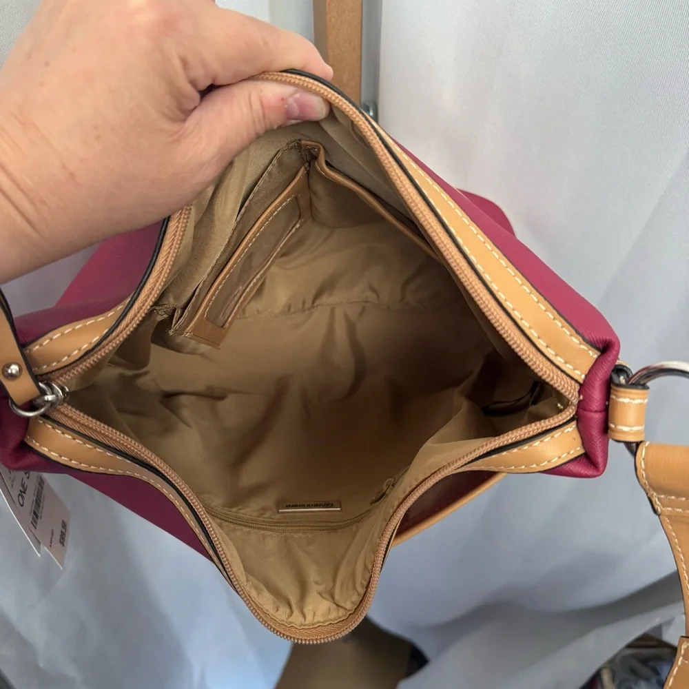 Giani Bernini Saffiano Faux Leather Medium Hobo Bag